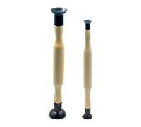 MotiveTech 2x Utensile Manuale per Lappatura Delle Valvole, Testa in Gomma a Doppia Faccia, Bastoncini per Lappatura Delle Valvole per La Riparazione di Auto Che, Giallo