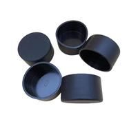 MotiveTech 5 Pezzi Cuscinetti AntiGraffio per Mobili Copritubi in PVC Morbido Protettivo per Gambe di Sedie E Tavoli Adatto per Casa E Ufficio, Nero