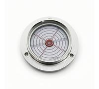 MotiveTech a Bolla Circolare di Precisione da Macchine Industriale con Flangia 3 Fori E Quadrante con Scale Concentriche Allineamento Orizzontale Immediato per, Bianco, 0.2-1 Grado