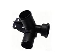 MotiveTech Alloggiamento Termostato con Tre Uscite Compatibile Coperchio Termostato a Prova di Perdite Alloggiamento del’uscita Acqua per Automobilisti
