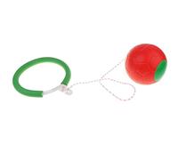 MotiveTech Ankle Skip Ball Giocattolo Saltarello Anello Corda Swing Plastica Funzione Conta Adatto a Bambini Adulti Allenamento Fitness Gioco all’Aperto, Rosso