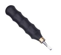 MotiveTech Apricassa con Manico in Legno Durevole Utensile Apricassa Professionale Utensile da Orologeria per Orologiai, Hobbisti, Manico Nero, Lama Piatta 2 in 1