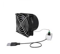 MotiveTech Aspiratore Elicoidale da Condotto | Basso, Estrattore da Condotto USB, Silenzioso, con Alimentatore, per Box di Coltivazione, Non