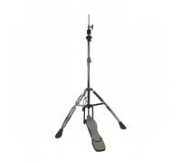 MotiveTech Asta Hiasta per Piatti con Pedale Doppio Rinforzo Asta Piatto a pedaleHat Robusto Supporto per Sala Prove, Diametro Tubo 25 Mm