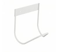 MotiveTech Avvolgitubo da Robusto | Struttura in Acciaio Al Carbonio, Supporto per Tubo da Giardino, Supporto Parete per Tubo, Cortile, Garage, Giardinieri, Bianco