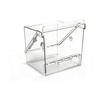 MotiveTech Bagno da Finestra Bagnetto Durevole Mangiatoia per Uccellini, Canarini, Casa, Gabbia, Array, Trasparente, Vasca Da Bagno Panoramica, Trasparente