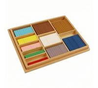 MotiveTech Barrette Numeriche in Legno con Scatola Montessoriano Barrette Numeriche Matematici Educativo Scatola Didattica con Numeri per Bambini