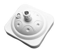 MotiveTech Base Ombrellone Supporto Ombrellone Piantana Ombrellone Portabase Ombrellone Riempibile con Acqua Resistente per Giardino Terrazza Piscina Cortile EST, Bianco