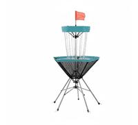 MotiveTech Bersaglio da Lancio Golf Rete Bersaglio Supporto Pieghevole Attrezzatura Allenamento Target per Esercizi di Lancio Costruzione Acciaio Base Stabile, Verde