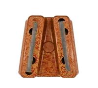 MotiveTech Blocco Abrasivo Diamantato Forma di U Efficiente Blocco di Levigatura Diamantato Robusto per Operai Edili, Granulometria 120
