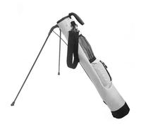 MotiveTech Borsa da Golf con Cavalletto Sacca Stand Mezza Serie Borsa Porta Mazze Custodia Compatta in Nylon E Fibra di Carbonio Adatta per Allenamento Percorso Rilassato Pratica, Grigio