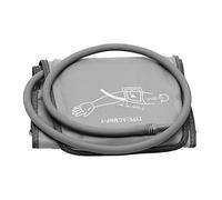 MotiveTech Bracciale per Misuratore di Pressione Manicotto di Ricambio Fascia per Pressione Sanguigna Polsino Universale con Tubo Flessibile Adatto per La, Grigio argento