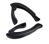 MotiveTech Bracciolo Ergonomico Curvo Sostitutivo Bracciolo con Costruzione a Cerniera Robusti per Sedia Reclinabile, Nero, Braccioli in Pelle