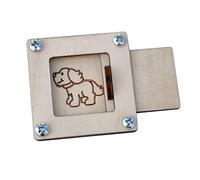 MotiveTech Busy Board Accessorio per Lo Sviluppo delle Abilità Manuali Accessori in Legno per Giochi Sensoriali Giocattolo Educativo Interattivo Adatt, Porta