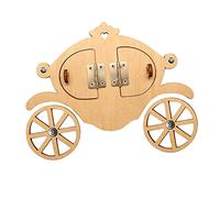 MotiveTech Busy Board Accessorio per Lo Sviluppo delle Abilità Manuali Accessori in Legno per Giochi Sensoriali Giocattolo Educativo Interattivo Adatt,