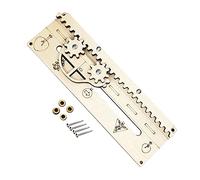 MotiveTech Busy Board Accessorio per Lo Sviluppo delle Abilità Manuali Accessori in Legno per Giochi Sensoriali Giocattolo Educativo Interattivo Adatt,