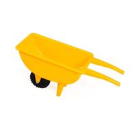 MotiveTech Carriola Giocattolo Lavabile Carriola di Plastica Robusta Carrello da Spingere per Giardino, Casa, Rosso