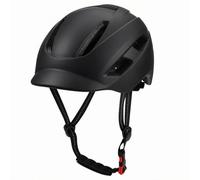 MotiveTech Casco da Bici Casco Ciclismo Strada Bici con Calotta Dura Espanso Ventilazione Efficiente Cinturino E Fibbia Regolabili Luce Posteriore USB Adatto a, Nero, XL 58-62CM