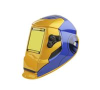 MotiveTech Casco da Saldatura Autoscurante Ampio Casco da Saldatore Autoscurante Professionale per Officina, Cantiere, Maschera Per Saldatura A Colori Veri