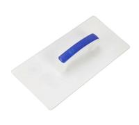 MotiveTech Cazzuola di Plastica Pratico Frattazzo Manuale a perficie Piatta Frattazzo con Manico in Plastica per Imbianchini, Applicazione Dello Stucco, 16x36cm