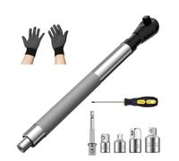 MotiveTech Chiave a Cricchetto per Avvitatore Adattatore a Cricchetto Prolunga a Presa Attrezzo Manuale in Acciaio 45 per Coppia Elevata E Accesso Offset Adatta