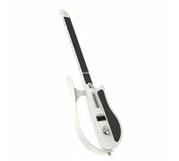 MotiveTech Chitarra Elettrica Senza Corde Chitarra Digitale Strumento Elettronico Smart Guitar Tastiera Tattile Silicone Confortevole Lezioni Interattive Accordi, White