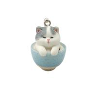 MotiveTech Ciondolo a Forma di Micio Elegante a Forma di Gatto Squisito Collana con Gatto per Ragazze, Bambine, Regalo, Ciondolo Singolo Gatto Con Fibbia A Seme Di Melone