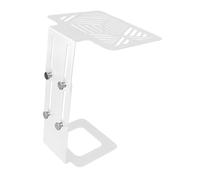MotiveTech Coffee Weighing Rack Porta Bilancia Elettronica Ripiano Regolabile Protezione Sostituzione Espresso Facile da Pulire Struttura Leggera in Acciaio, Bianco