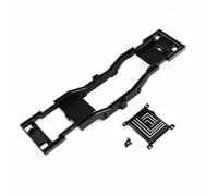 MotiveTech Componente Telaio Veicolo Telaio in Metallo Chassis Centrale Piastra Cambio in Alluminio 6061 con Viti Fondazione Rigida E Leggera Adatto per Auto RC, Nero