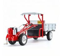 MotiveTech con Rimorchio da Collezione Giocattolo Apribile Rimorchio Ribaltabile per Bambini, Collezionisti, Gioco, Rosso