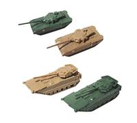 MotiveTech Confezione da 4 Modelli di Veicoli in Scala 1/144 per Costruzioni Creative E Giochi Educativi, Style F