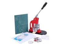 MotiveTech Creatore di Distintivi da Fusllatrice Manuale ta per Piccoli Centri Hobbistici, Stile B