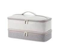 MotiveTech Custodia da con Due Scomparti Resistente All' Organizer Antipolvere Borsa per Viaggiatori Frequenti, Parrucchieri, Palestra