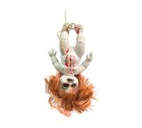 MotiveTech Decorazione Creepy Bambola Animatronic per Halloween Realizzata in PVC Durevole con Effetti Eeriness Unici Adatta per Eventi E Locali a Tema, Ragazza Grande