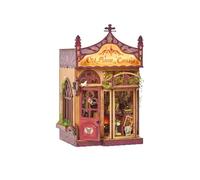 MotiveTech Diorama per Scaffale con Luce Regalo Eccezionale Inserto per Libreria con Luce Illuminazione a LED Immersivo Puzzle Tridimensionale in Legno Cottage