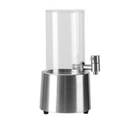 MotiveTech Dispenser di Birra Multicolore Colonna Distributore Erogatore Spillatore con Luce Led per Self Service Coinvolgente E, Rotondo Cilindrico In Acciaio Inossidabile Luce Bianca, 2L
