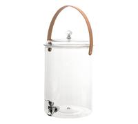 MotiveTech Distributore di Bevande, Erogatore di Acqua E Succhi con Rubinetto E Filtro, con Maniglia, Contenitore per Bevande Fredde per Matrimoni All'aperto, 10 Litri