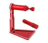 MotiveTech Equilibratrice per Pneumatici Attrezzo di Bilanciamento Dinamico Base Supporto Robusto Strumento per Ruote in Metallo per 12mm 17mm per 1/, Rosso