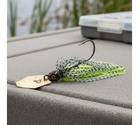 MotiveTech Esca Artificiale con Paletta Rotante Uso Acqua Dolce e Salata Spinnerbait Anti Incaglio Portatile Esca Esca a Vibrazione, Nero+Giallo, 21G