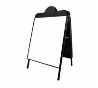 MotiveTech Espositore da Esterno Cavalletto Cartello Bacheca Poster Doppi Lati Cornice in Metallo Cambio Grafica Immediato Adatto per Quotidiane Avvisi, 60X70cm