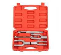 MotiveTech Estrattore Testine Sferiche Kit Forche per Snodi Sferici E Smontaggio Tiranti 5 Pezzi in Acciaio Legato Temperato con Leva Potenziata Adatto per