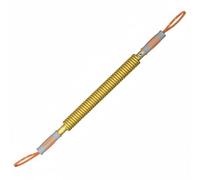 MotiveTech Fitness Resistance Bar Barra a Molla Superiore Espansore Torace Asta Resistenza Attrezzo Braccia E Spalle Molla Acciaio Stabile per Movimenti, Oro, Grigio, Arancione, 40KG