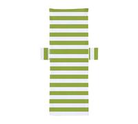 MotiveTech Fodera per sedia da spiaggia con tasche laterali, comoda opzione per le donne in luoghi di prendere il sole, verde bianco