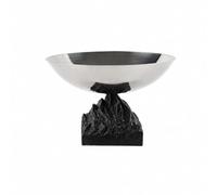 MotiveTech Fruttiera con Piedistallo Elegante frutta Capiente oggetti con Base Rialzata per Consolle, Stile A