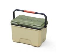 MotiveTech Ghiacciaia con Portabicchieri Rigido Borsa Termica Rigida Isolato Frigo da Campeggio per Picnic, Spostamenti in Auto, Barbecue