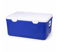 MotiveTech Ghiacciaia Portatile con Portabicchieri Rigido Box Termico Facile da Spostare Contenitore Isotermico con Scomparto Ghiaccio per Pesca
