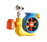 MotiveTech Giocattolo Da Bagno con Rimovibile per Bambini Design Carino E Divertente Ventose Forti per Fissaggio Materiale Durevole Perfetto, Blu, Taglia unica bambino