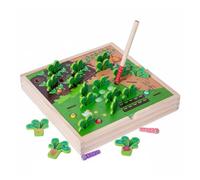 MotiveTech Gioco Raccogli Carote Regalo Educativo Puzzle Carote e Lettere Apprendimento Precoce Gioco Memoria Fattoria per Bambini, Ravanello