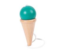 MotiveTech Gioco Tradizionale Giapponese Giocattolo Educativo in Legno Palla E Tazza di Equilibrio Skill Ball Vintage Giapponese Materiale Eco-Friendly a, Verde