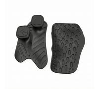 MotiveTech Grip Pad in Silicone Antiscivolo Impugnature da Palestra Flessibile Cuscinetti per Trazioni Alla Sbarra, Nero